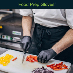 Black Vinyl Disposable Gloves – Powder and Latex Free Medical Exam G
