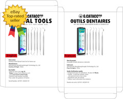 Dental Tools, Dental Pick for Teeth Cleaning, Stainless Steel Hygiene Kit