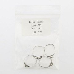 10x Dental Prewelded Bands Sgl Buccal Tubes Roth 0.022 Nov-Conv 1st Molar U1/L1