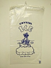 10 LB LBS 1.5 Mil Plastic Commercial Ice Bag Bags With Cotton Drawstring 100 PCs