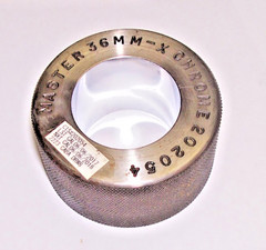 Choice 20 mm to 47 mm MASTER X – XX PLAIN BORE RING GAGE, Chrome Gauge