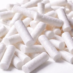 100 Dental Cotton Rolls, One Inch Nosebleed Plugs for Kids or Adults – White
