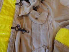 Vintage 1991 Body Guard Turnout Coat Fireman Jacket Lobster Clasp Reflective