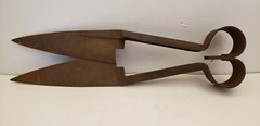 VINTAGE CHALLENGE WOOL SHEEP/LLAMA SHEARS, 12-1/2″ LONG