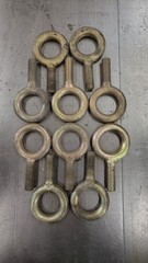 Lot of 10 Lifting Eye bolt, 1/2-13, MADE IN THE USA, Forged Steel Eyebolts