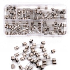 USA 5x20mm Quick Blow Glass Tube Fast-blow Glass Fuse Assorted Kit 100pcs/Set
