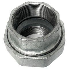 2-1/2 Galvanized Union 2-1/2″ FNPT X 2-1/2″ FNPT Thread
