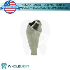 5X Angulated Multi Unit 30° Prosthetic NC Compatible with Megagen® BlueDiamond