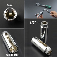 7/8” 22mm O2 Oxygen Sensor Socket Removal Tool Side Wire Cutout 1/2″ Drive