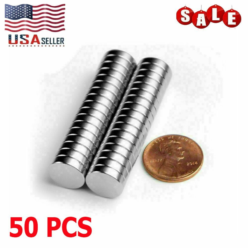50Pack N48 Super Strong Round Disc 10 x 3MM Magnets Rare Earth Neodymium USA