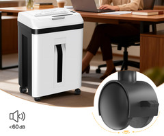 QUIETLEMON 150-Sheet Auto Feed Paper Shredder 20L Micro Cut P-5 For Office Home
