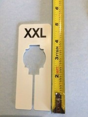 CLOTHING SIZE DIVIDERS XS-XXL RECTANGLE