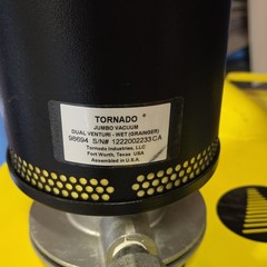 Tornado Jumbo Vacuum Wet/Dry 21-30 Gal HEPA Blower, Storage, Tools 98694