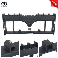 Pallet Fork Frame W Receiver Hitch & Spear Sleeves Skid Steer 4000lb Heavy-Duty