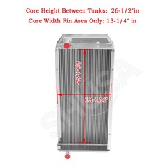 6686077 4-Row Radiator for Bobcat S150 S150G S160 S175,S185 S205 TB120 7152356