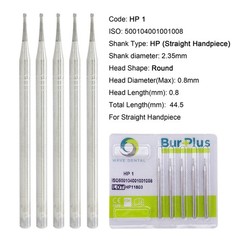Wave Dental Round HP Carbide Burs Surgical Straight Handpiece Bur HP 8 6 4 2 10
