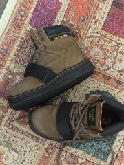 Cougar Paws CPPP Industrial Work Boots Brown Leather/Synthetic Upper Size 7 USA