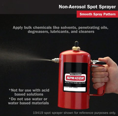 Rociador manual 32 oz sin aerosol spray resistente uso limpieza rojo, Nuevo