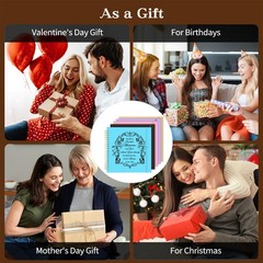 CWEGSJ Memorial Gifts In Memory of Loved One Scrapbook Album 10×10, Black