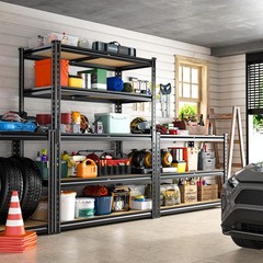 REIBII 5-Tier Heavy Duty Storage Shelves 2400LBS Capacity