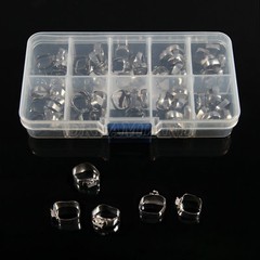 20 Sets Dental Orthodontic 1st Molar 022 Buccal Tube Bands Convertable Roth M