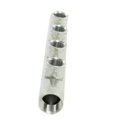 3/4 In. X 3/4 In. X (4) 1/2 In. CSST FIPT Stainless Steel Manifold