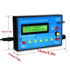 Signal Generator DDS 0.01Hz-500kHz LCD Display 15 Waveforms for Electronics Lab