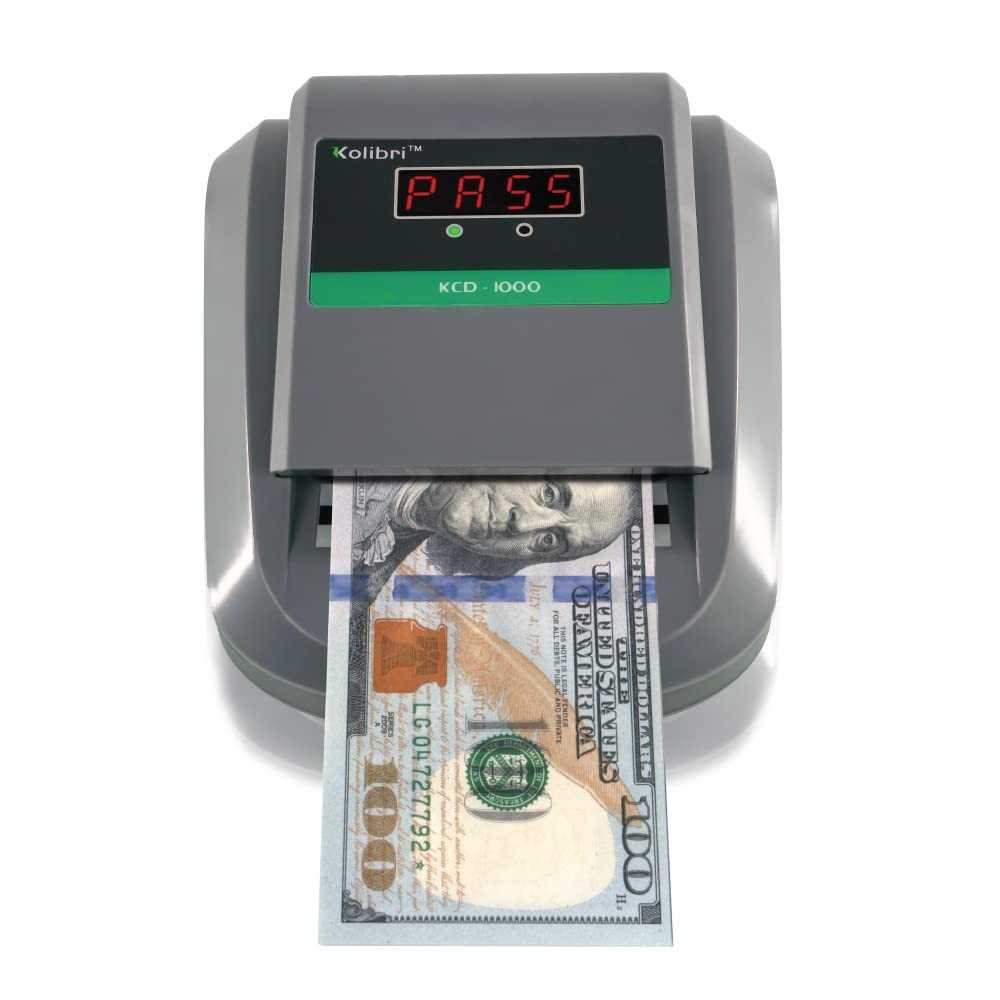 Kolibri KCD-1000 4-Way Portable Fake Currency Reader Counterfeit Bill Detector