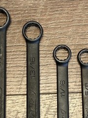Wright Tools Wright Grip Combination Wrench Set-Black Finish-New Old Stock