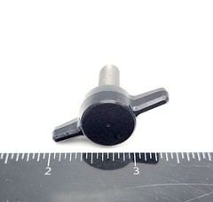 M8 x 25mm Thumb Screw T Bolts Black Clamping Tee Wing Knob Stainless 8mm 10 Pack
