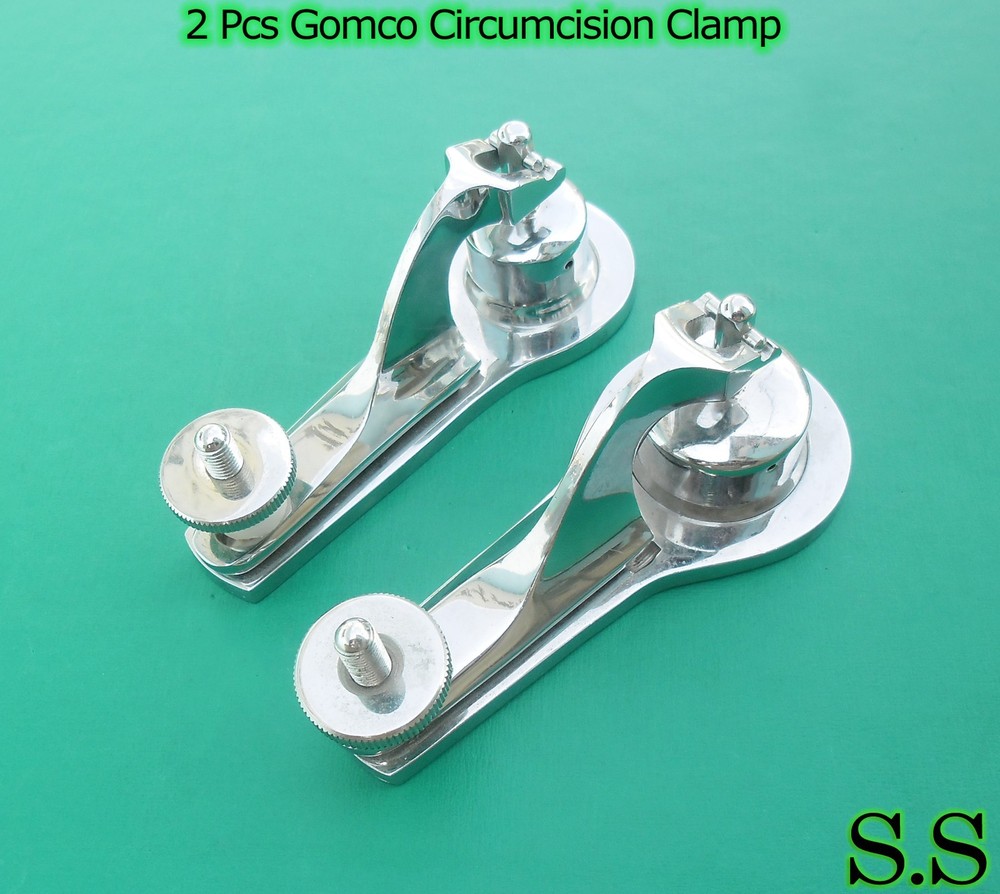 2 PCS Gomco Circumcision Clamp 2.8cm & 3.5cm Surgical Instruments