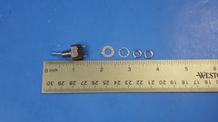 (2 pcs) Toggle Switches, M2012SS1W01, NKK, SPDT, ON-NONE-ON, 125V-6A