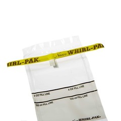 Nasco Whirl-Pak Sample Bag – B01062-4oz/118mL Write-On – Box of 500