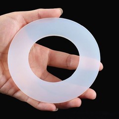 1MM THICK WHITE SILICONE HIGH TEMP FLAT RING RUBBER WASHER SEAL GASKETS