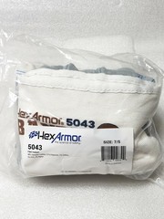 HexArmor Bandit Gloves 5043 Size 7/S Heavy Duty Leather Work with Extended Cuff