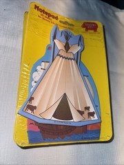 Vintage Shapes Etc. Shaped Notepad – Assorted Lot Of 6 1 Open