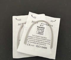 10 Packs 100Pcs Dental Ortho Thermal Activated NITI Rectangular Arch Wires