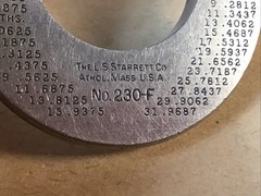 Vintage The L.S. Starrett Co. No. 230-F Micrometer 0-1” / Turns Smoothly