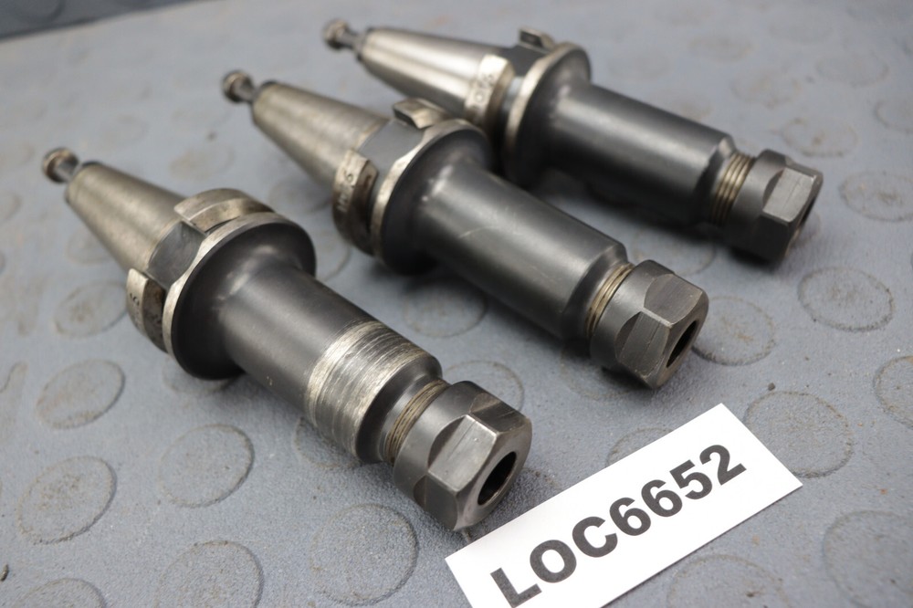 BT30 TECHLEADER ER16 COLLET CHUCK TOOL HOLDER BT30-ECX16-101.6 LOT OF 3 LOC6652