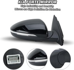 Right Passenger Side Mirror Fits 2019 2020 2021 2022 2023 KIA Forte Mirrors with