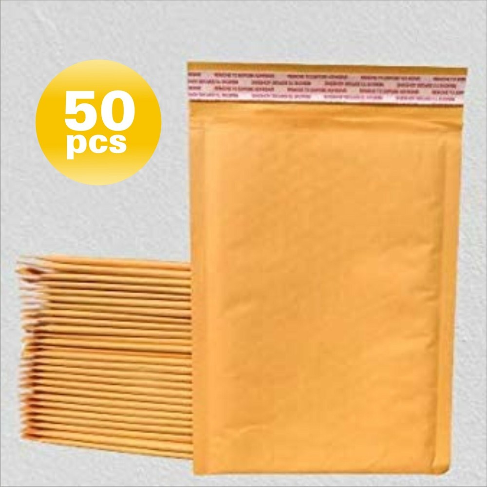 Yens® 50 #7 14.25×20 Kraft Bubble Padded Envelopes Mailers Inner 14.25 X 19