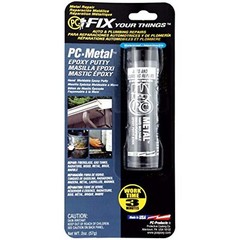 PC Products PC-Metal Epoxy Putty, 2 oz Stick, Dark Gray