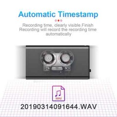 Ultra-Thin Tiny Mini Voice Recorder 4-32GB Sound Activated Digtal Professional