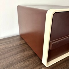 Oxford Keep-It – Vintage Stackable File Drawer Cabinet – Brown – 18 x 14 x 12