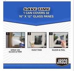 JASCO Aerosol Mask & Peel Spray 14oz Alternative To Painters Tape Liquid 2 Lot
