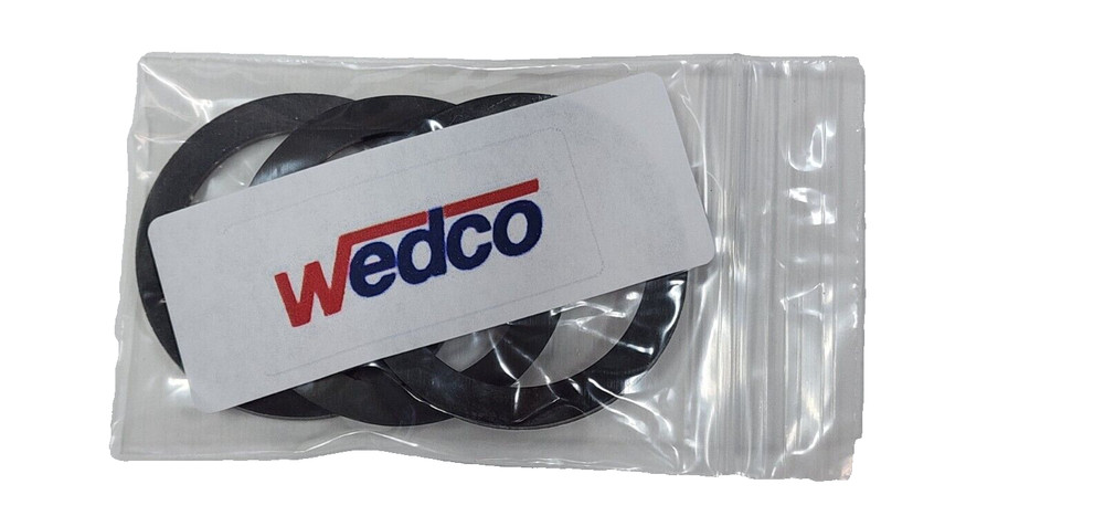 3-Pack Wedco Stopper Seal Disc Gaskets for Part #84003 (stopper not included)