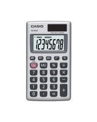 Casio HS-8VA Solar Powered Standard Function Calculator