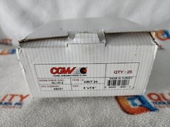 CGW Abrasives 48021 5″x7/8″ Aluminum Oxide Resin Fibre Discs, 24 Grit, 25-Pack