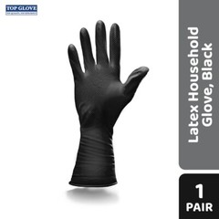 First Glove Black Industrial Disposable Nitrile Gloves