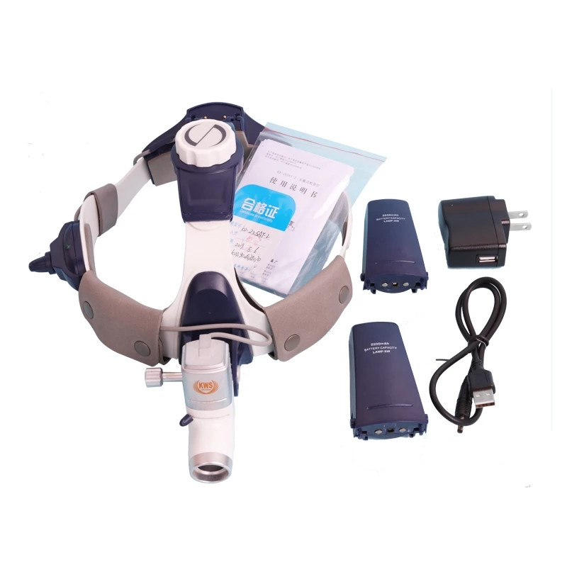 KWS 5W LED Wireless Surgical Headlight for Medical Dental Ent Vet Gynecology USA